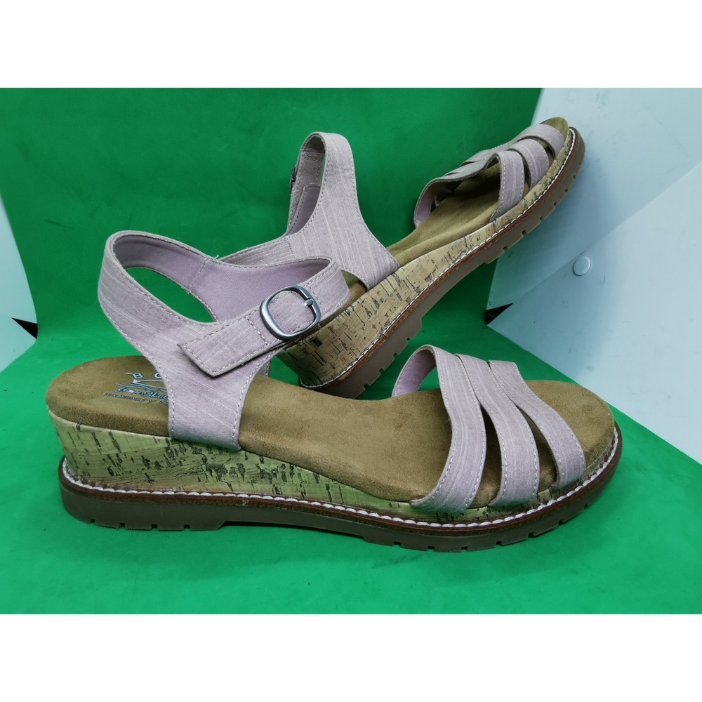Skechers BOBS Desert Chill Sandals Women's Pink Adjustable Strap Comfort Size 10 - Picture 12 of 16